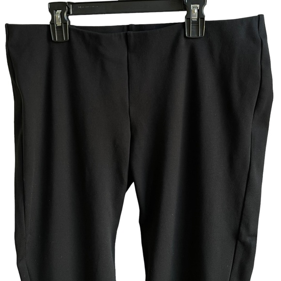 Eileen Fisher Black System Slim Pants - Picture 2 of 7